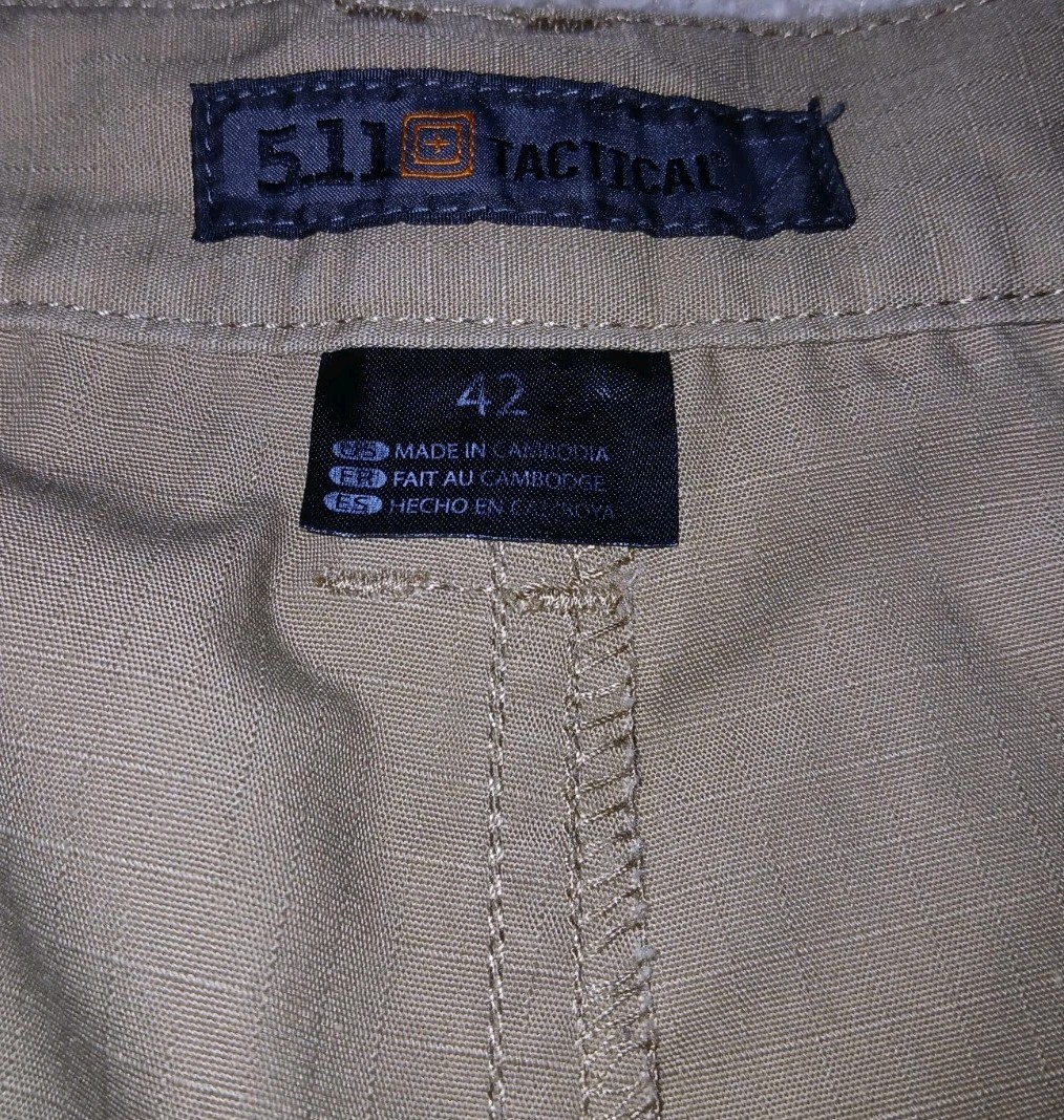 5.11 Tactical Men's Beige Cargo Shorts Size