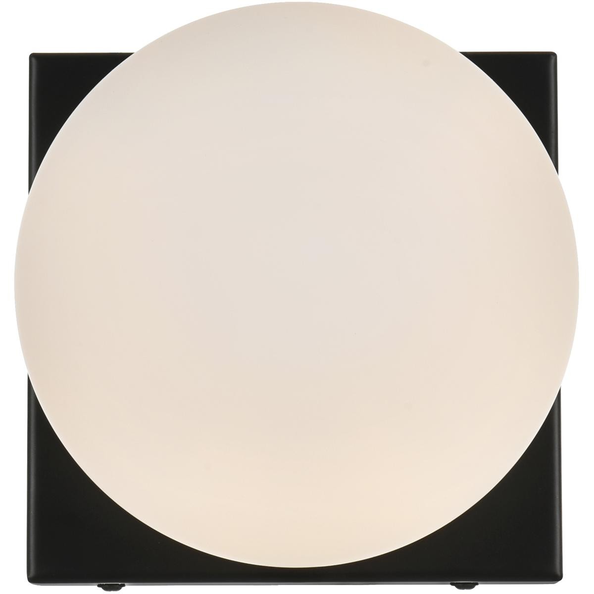 Living District LD7303W6BLK Jaylin 1 Light 6 inch Black Bath Sconce Wall Light