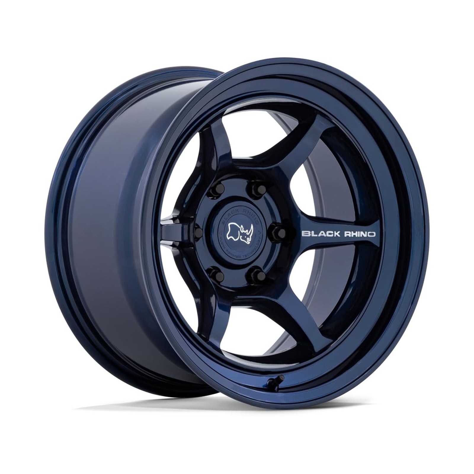 Black Rhino Hard Alloys SHOGUN 17X9 6X5.5 3.5-38mm GLOSS MIDNIGHT BLUE - BR01...