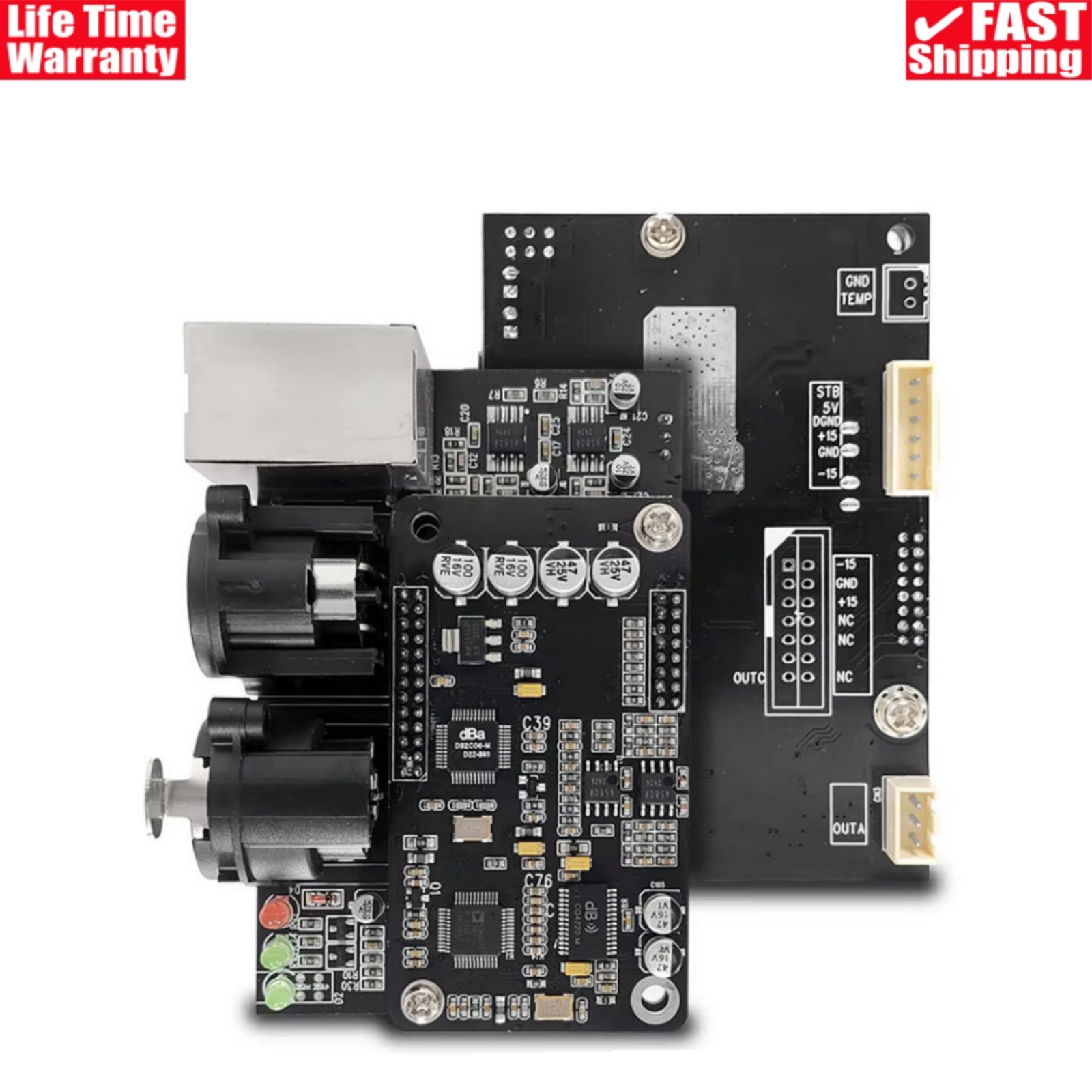 CQ260 1-In 3-Out DSP Audio Processor Board 24-Bit/48kHz Crossover Equalizer
