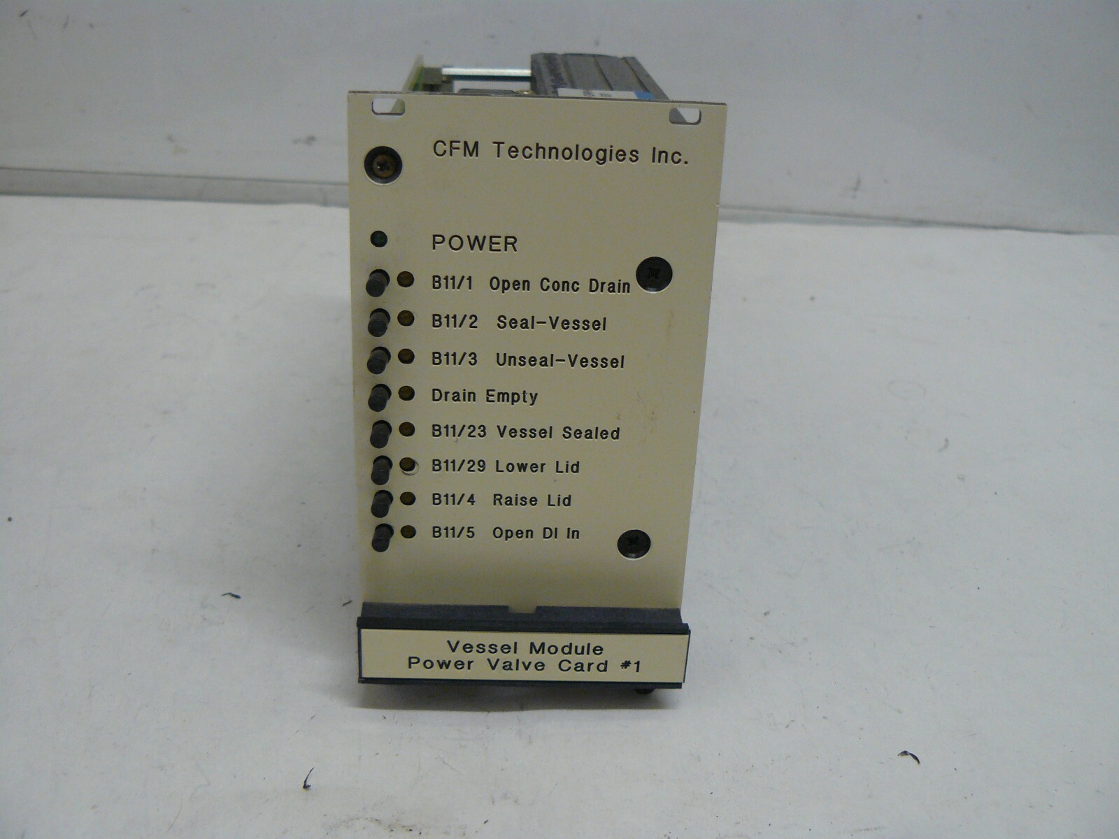 CFM Technologies vessel module power valve card 1 with Festo IC-8M3/2-0,9-24PH