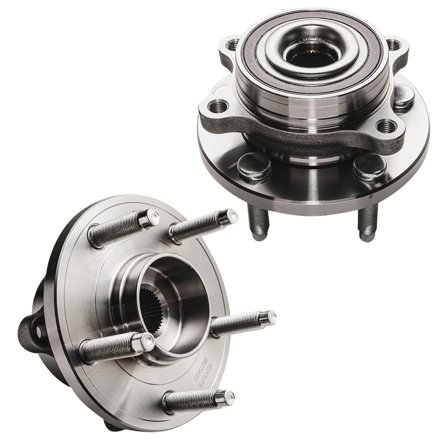Front Steering Knuckles Rear Wheel Hub Bearings for 2011 2012 - 2014 Ford Edge