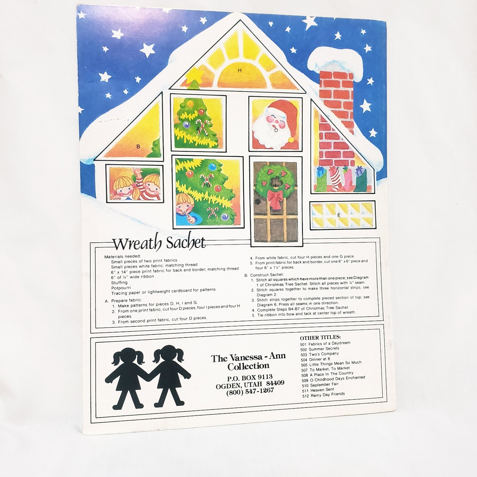 Christmas Stocking Patterns Vanessa-Ann Collection Material Possessions 1980s