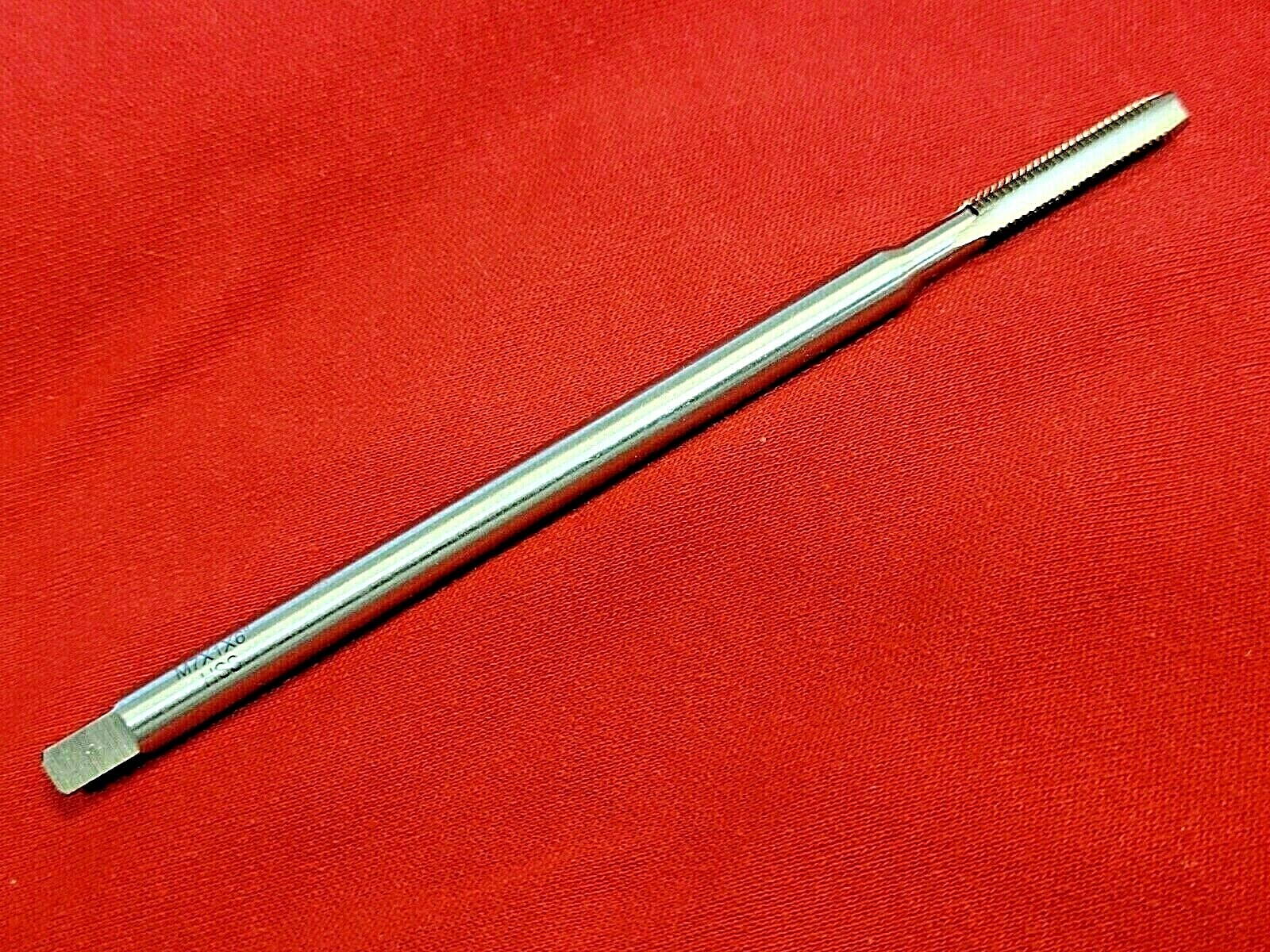 M7 x 1.0 D5 6" OAL HS Metric Pulley Plug Hand Tap RH A1 186-07100 7MM 4FLute