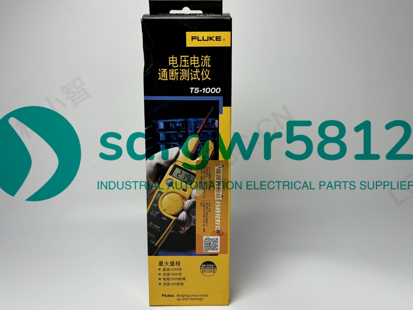Fluke T5-1000 Voltage Continuity Current Electrical Tester 1000V CAT III AC/DC#Z