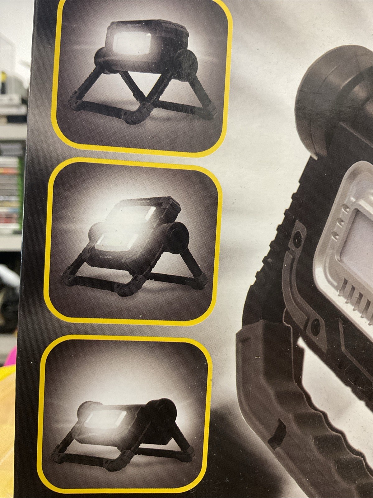 Worklight 360 PRO by Bell+Howell Waterproof Portable Folding Worklight
