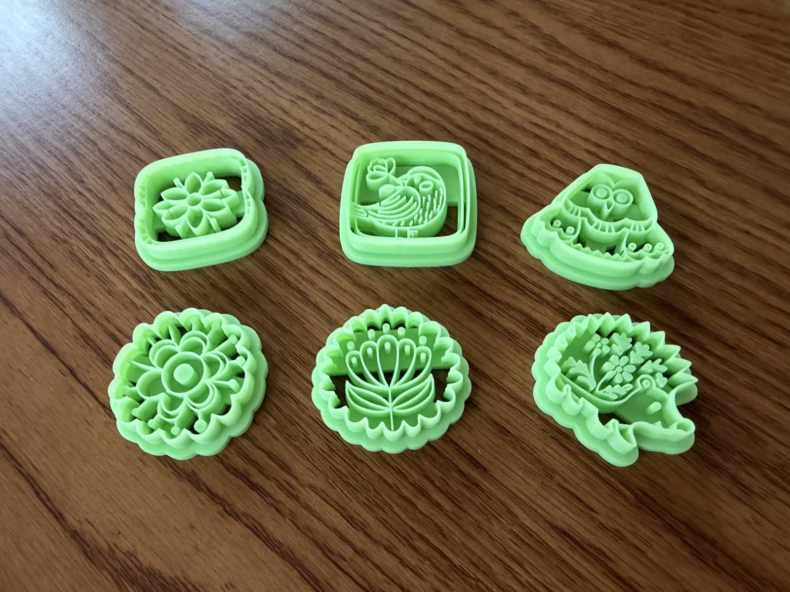 Polymer Clay Floral 6 Piece Cutter Set!