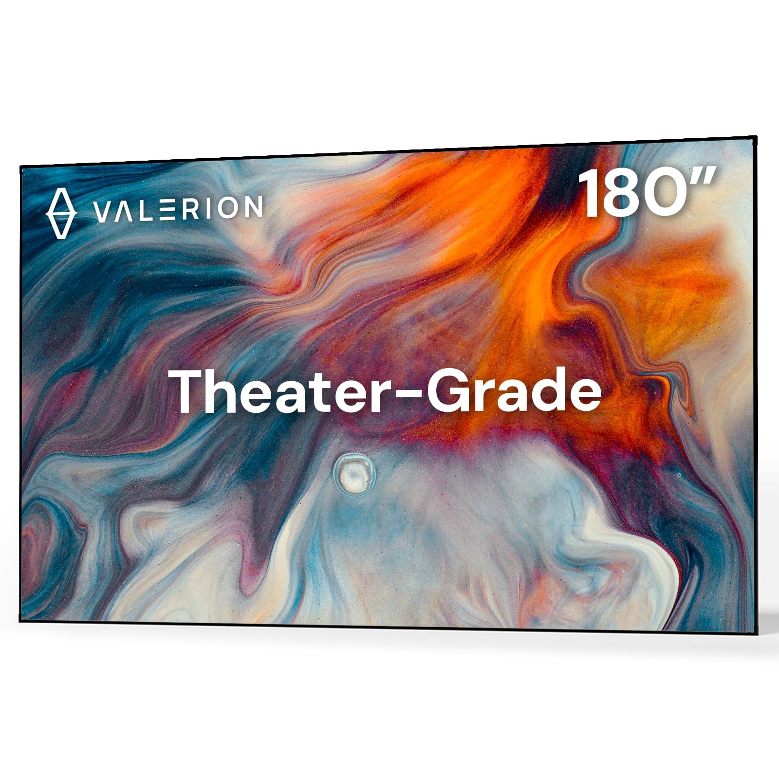 Valerion 180inch Fixed Frame Projector Screen,1.3 dB Gain,80% PQE,4K/8K Ultra HD