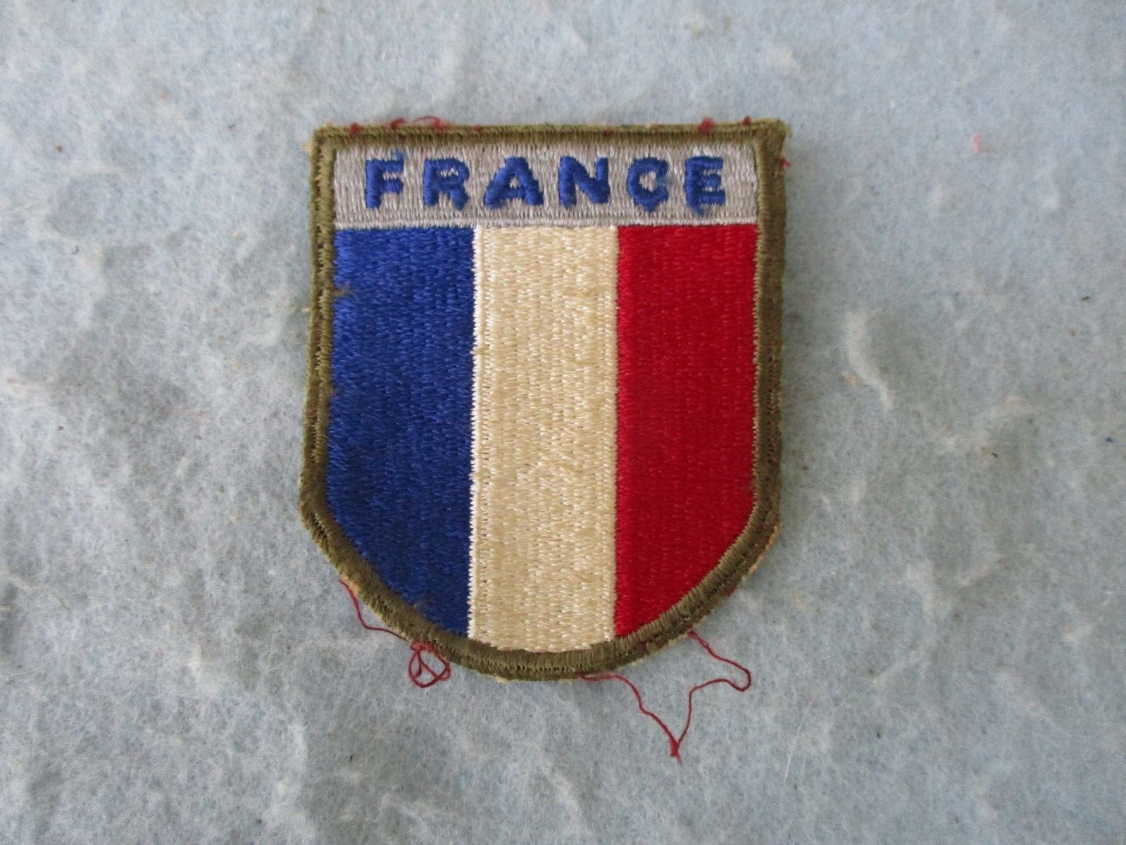 WWII US Army France Patch Free French Forces in United States Training WW2