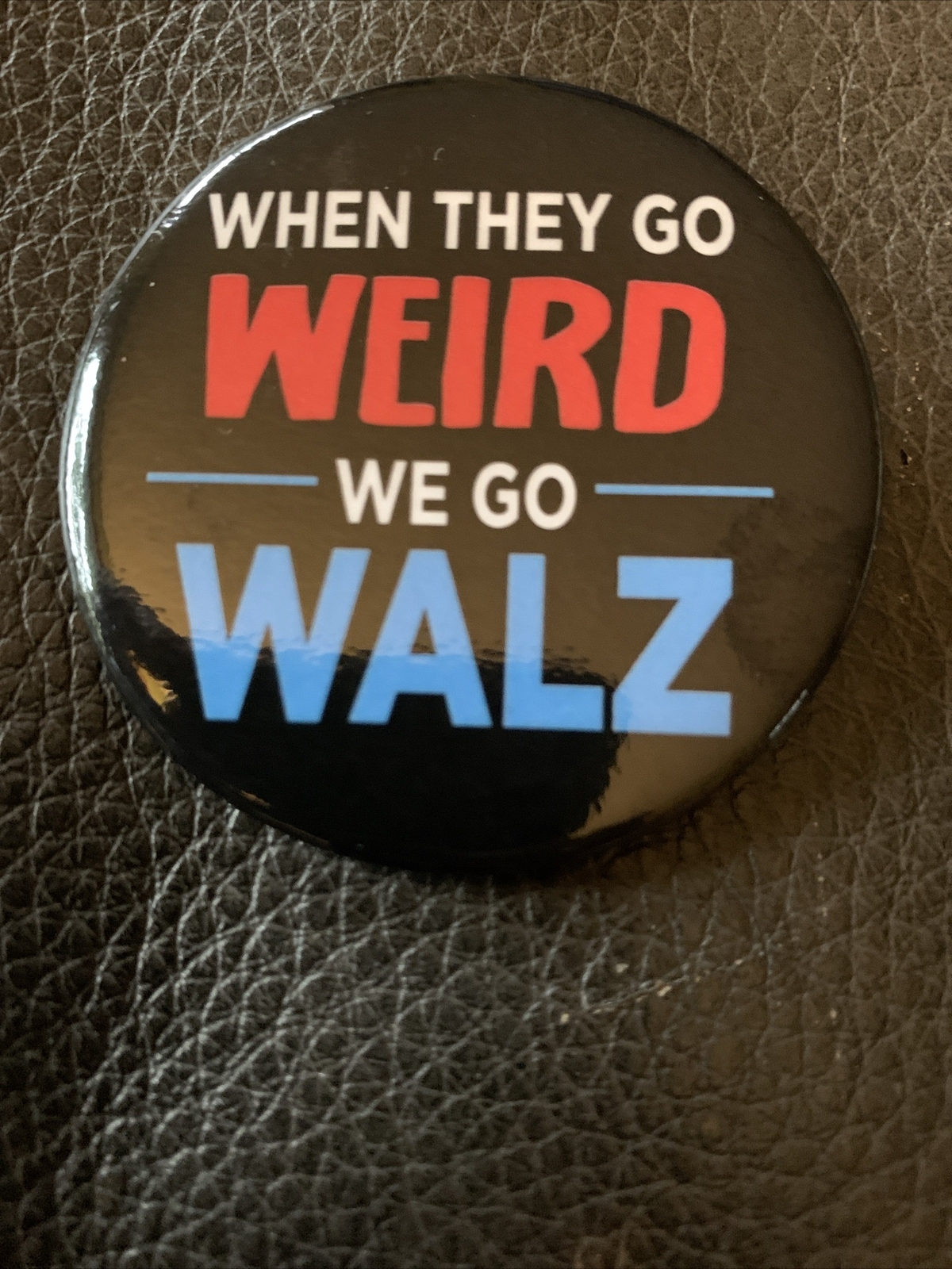 2024 Tim Walz Political Campaign Pinback Button