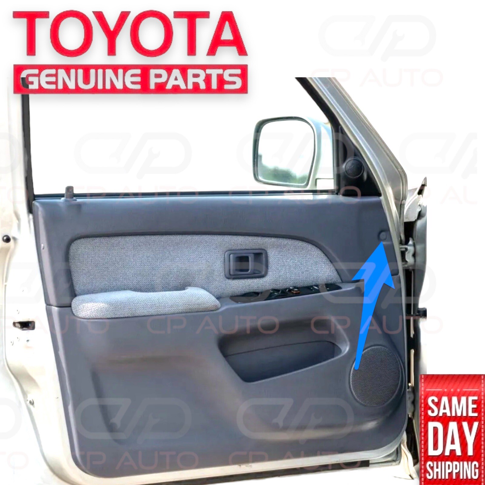 96 - 01 TOYOTA 4RUNNER INTERIOR DOOR PANEL TRIM BOARD CLIPS QTY 2 OEM NEW