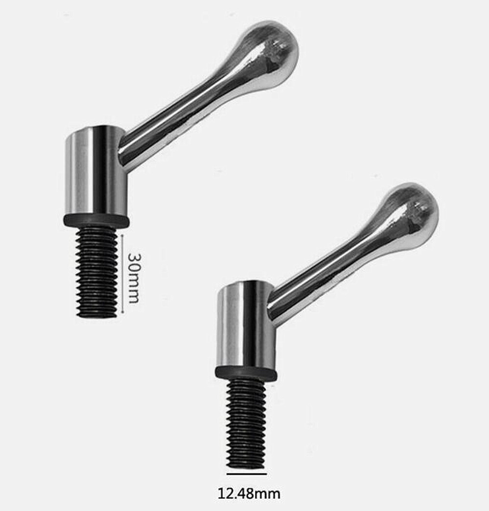 2PCS Milling Machine Part Table Lock Bolt CNC Mill Handle M1/2 Thread Bridgeport