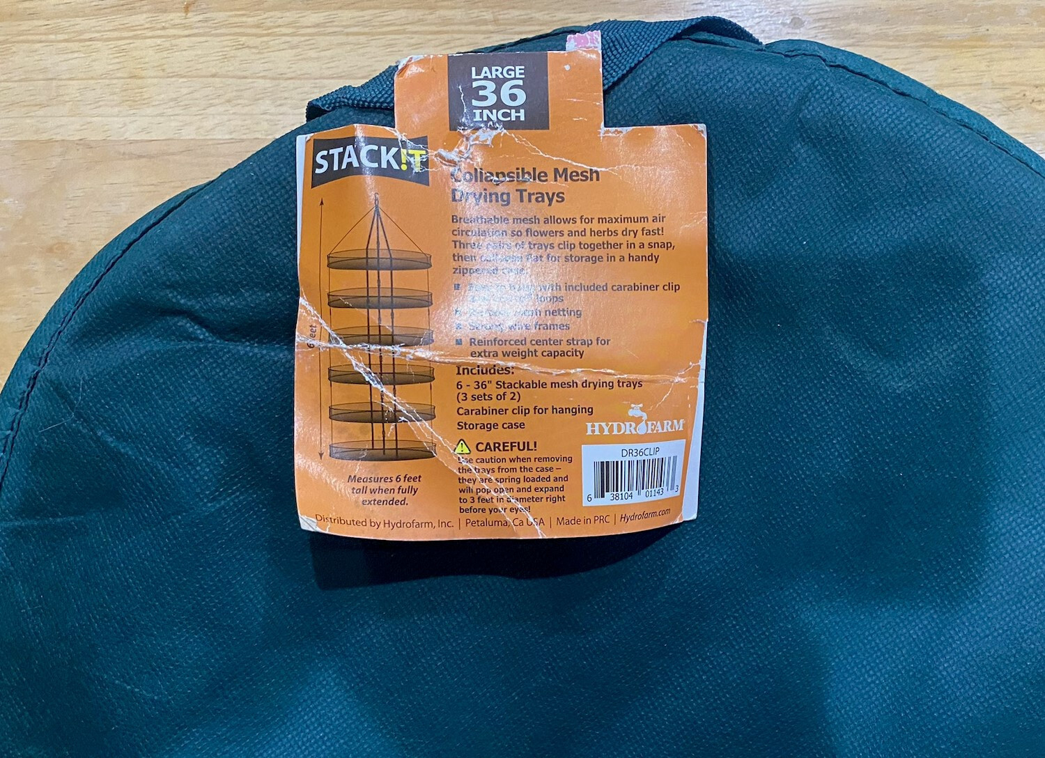 STACK!T ~ Collapsible Mesh Drying Trays ~ 36" X 6' ~ Brand New w/Tags