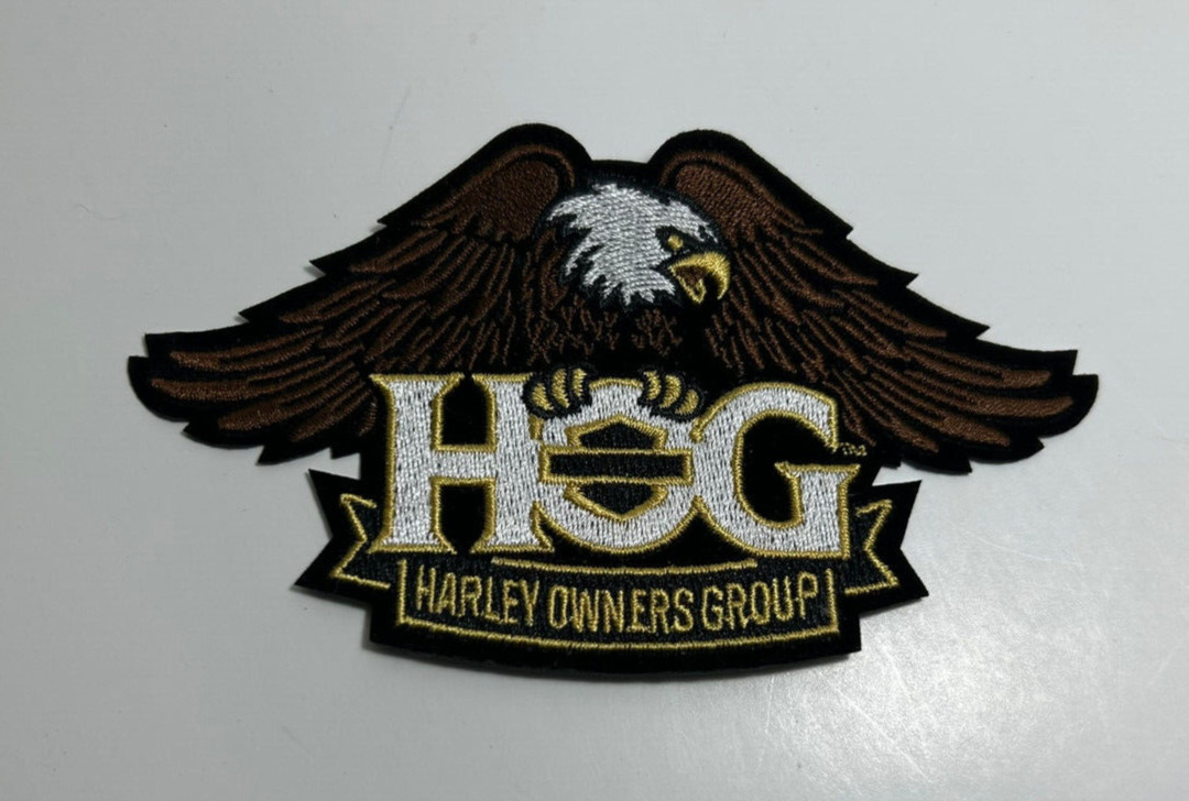 HOG Harley Owner's Group Original Patch Vintage Eagle 5" x 2.75" Davidson