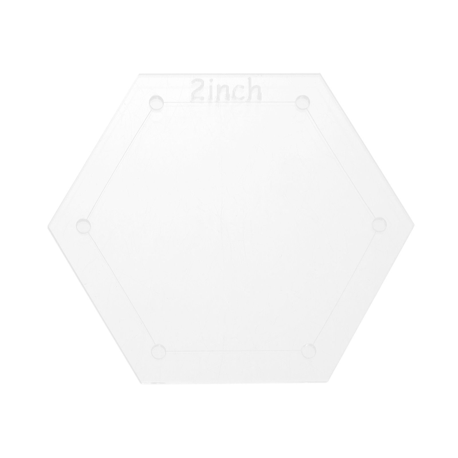 2" Acrylic Hexagon Quilting Template for DIY Quilting Sewing Craft