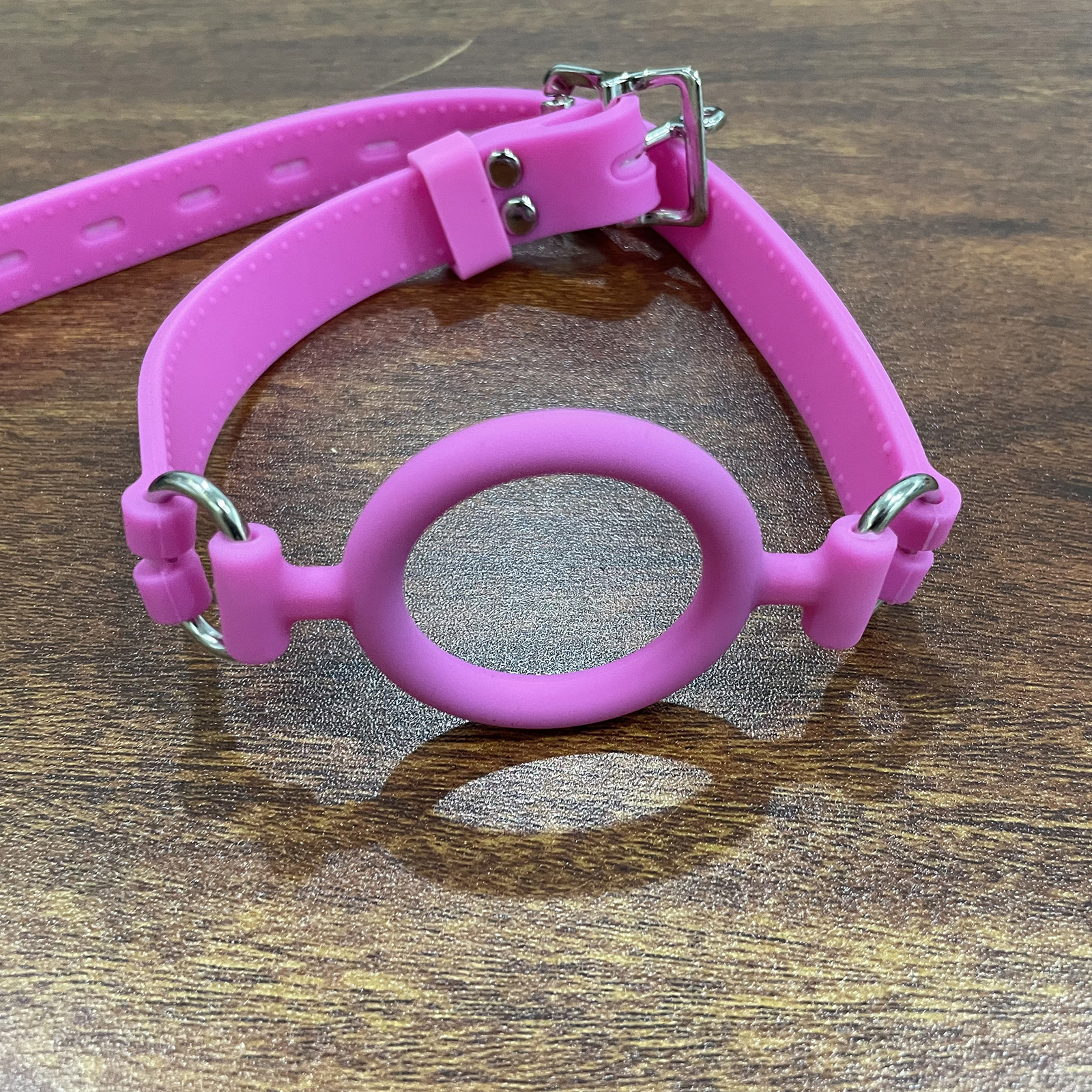 Silicone Open Mouth Gag Bondage Restraints O Ring Gag Plug BDSM Slave Roleplay