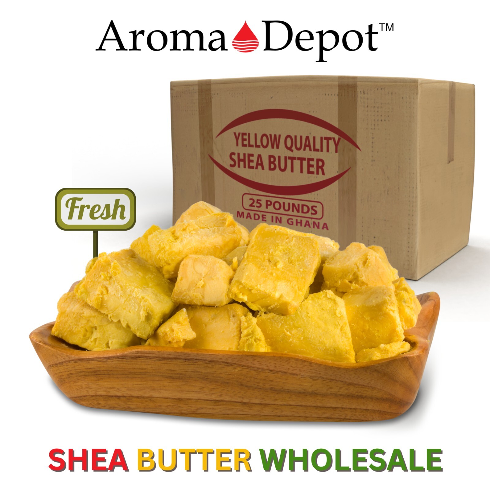 Raw Shea Butter Bulk Unrefined 100% Natural Organic Pure YELLOW Acne Face Cream