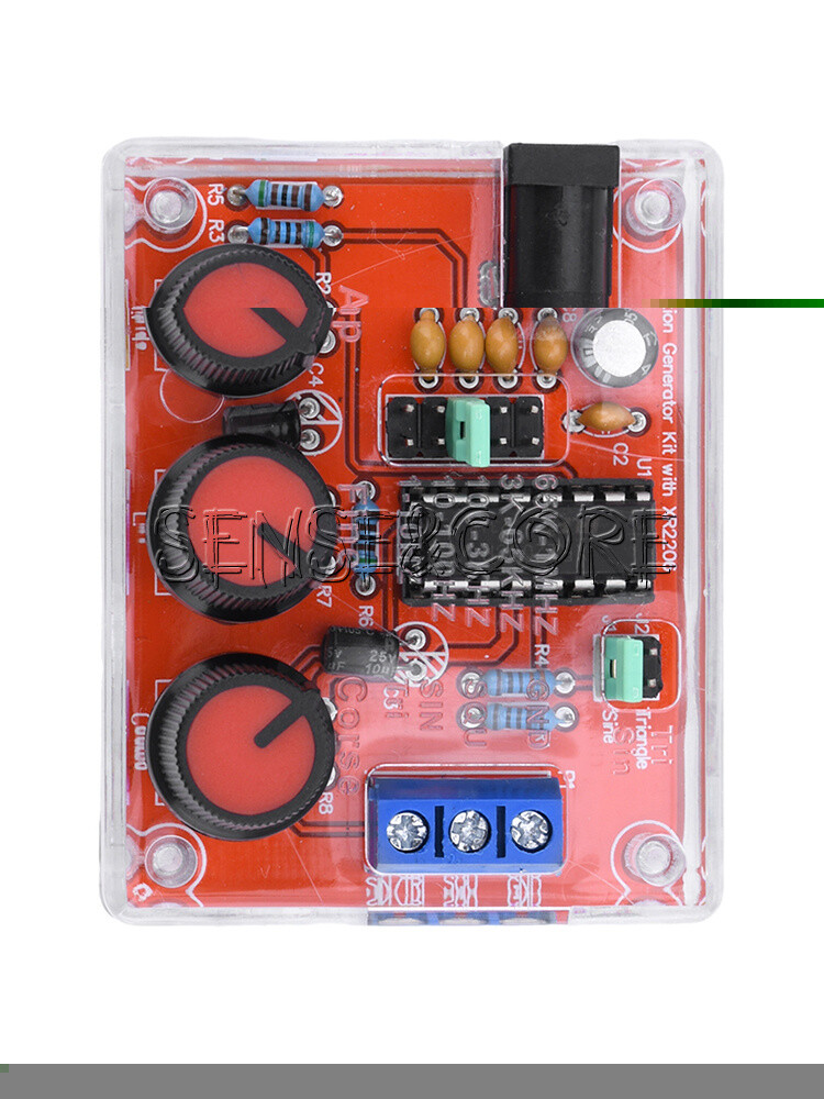 XR2206 Function Signal Generator Finished Sine Triangle Square Wave 1HZ-1MHZ-