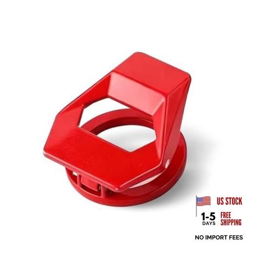 180° Flip Car Engine Start/Stop Button Cover - 1 PC Red - 180° Flip
