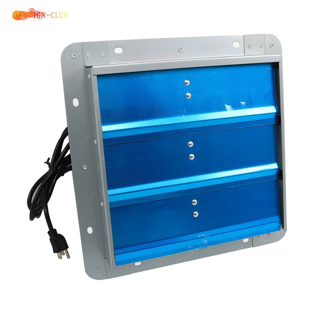 Aluminum Wall Mounted 12" Shutter Exhaust Fan With 1.65 Meters Power Cord Kit