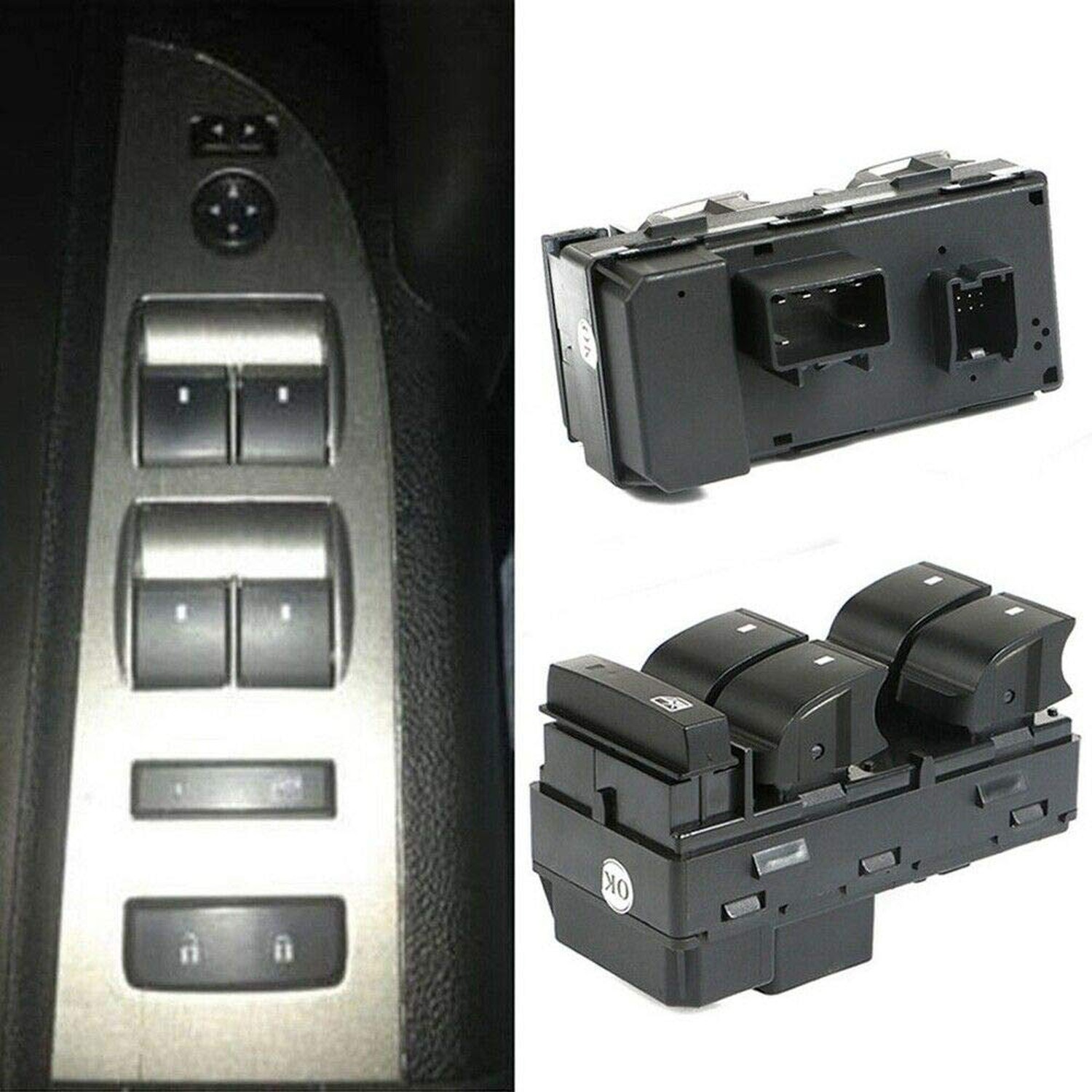 Driver Side Power Master Window Switch for 2007-2013 Chevrolet Silverado 1500...