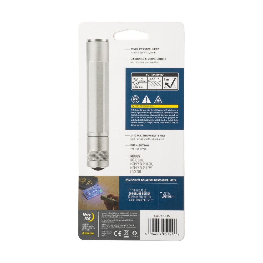 Nite Ize Inova X5 Uv Flashlight Led
