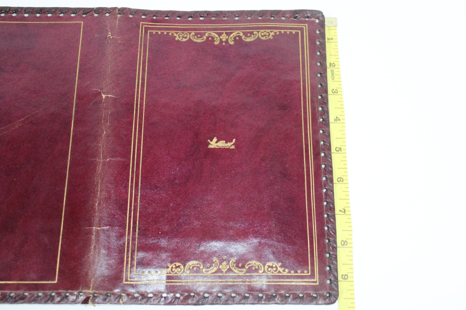 4 Vintage Leather Book Covers