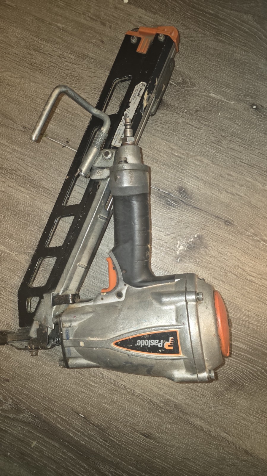 Paslode Pneumatic Framing Nailer Silver/Black, Heavy Duty Framing Nail Gun Tool