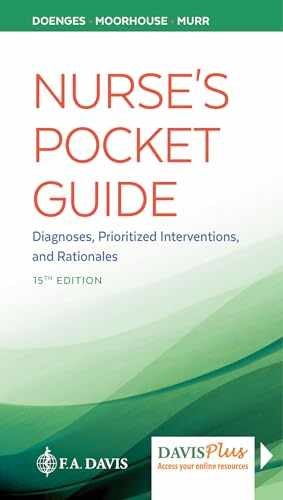Nurse's Pocket Guide: Diagnoses, - Paperback, by Marilynn E. Doenges - Very Good