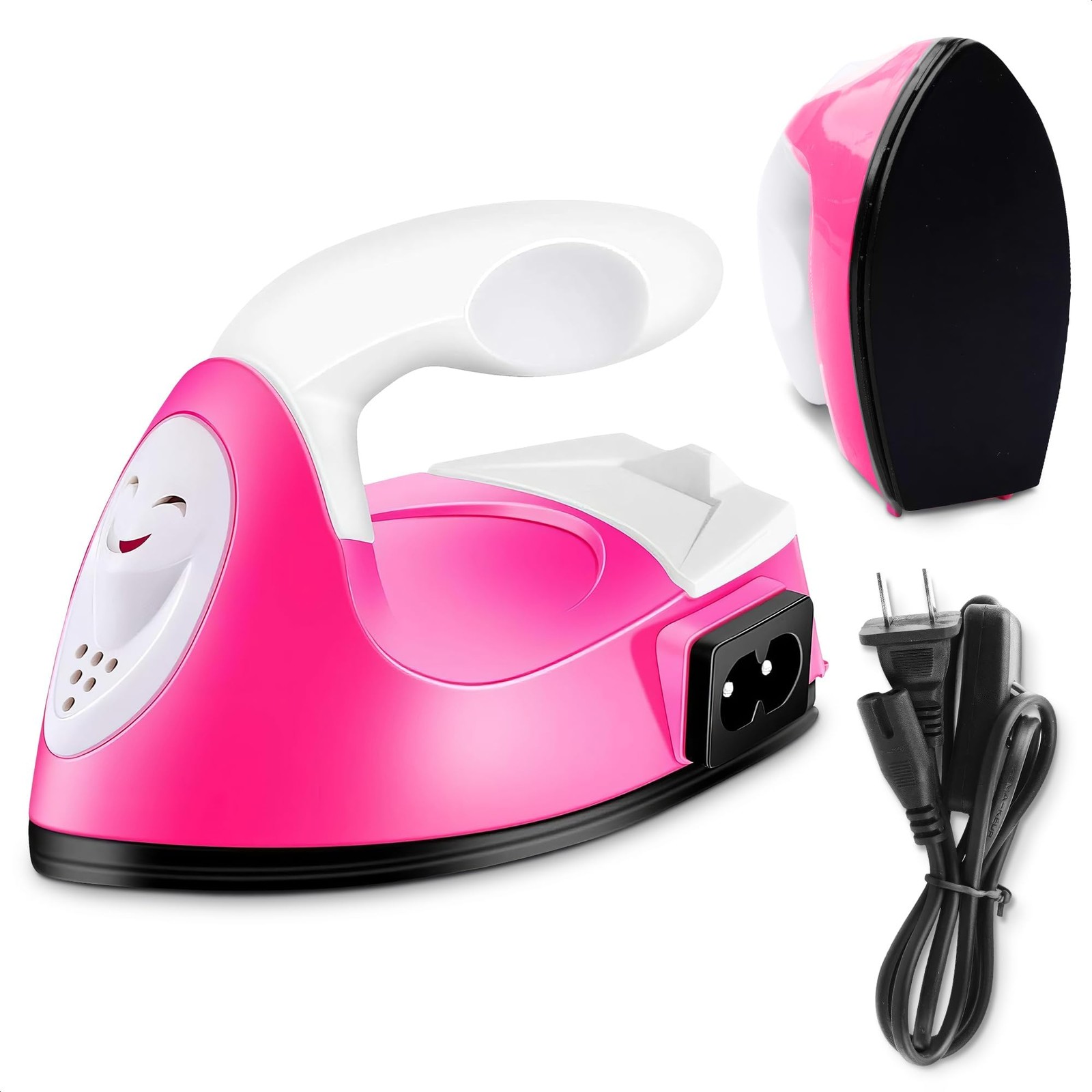 Mini Iron for Crafting 2.3" x 3.9" – Cute Mini Craft Iron for Patches, Sewing...