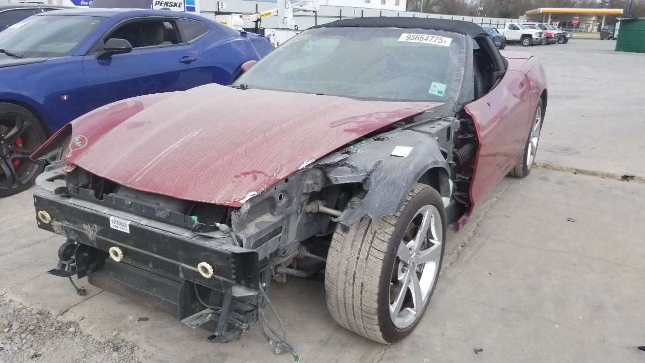 09 CHEVY CORVETTE C6 GLOVE BOX BLACK