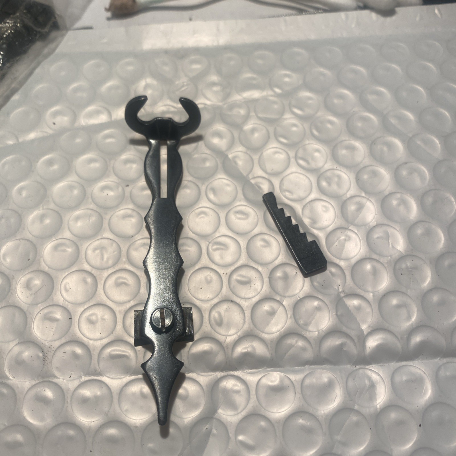 Bull Horn Rear Sights With Elevation Device