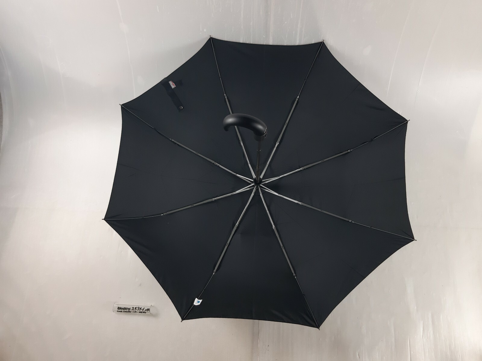Unisex Mini Umbrella - Automatic - 8 Studs - Black - 25311 - Rainbow