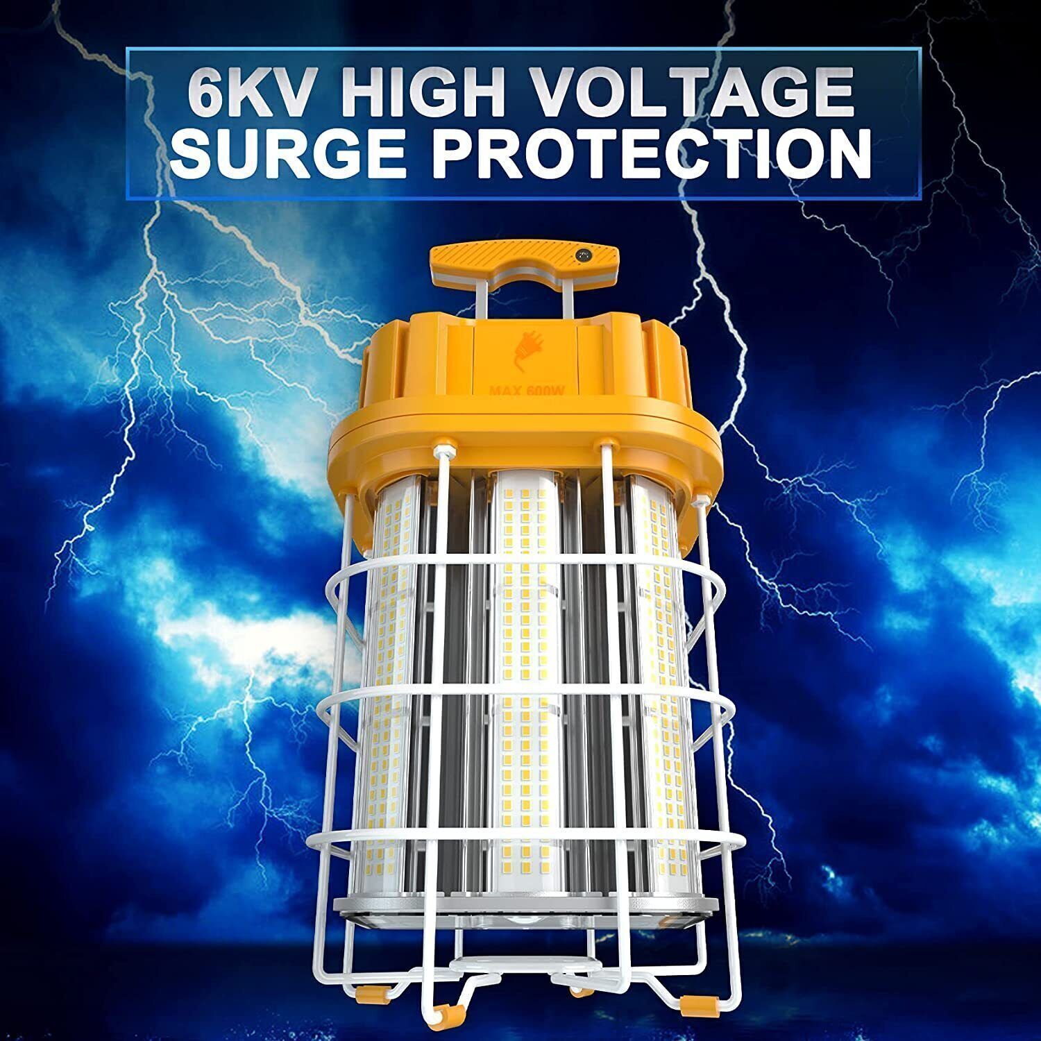 150W LED Temporary Work Light Linkable Construction Jobsite Lamp 22500LM US Plug