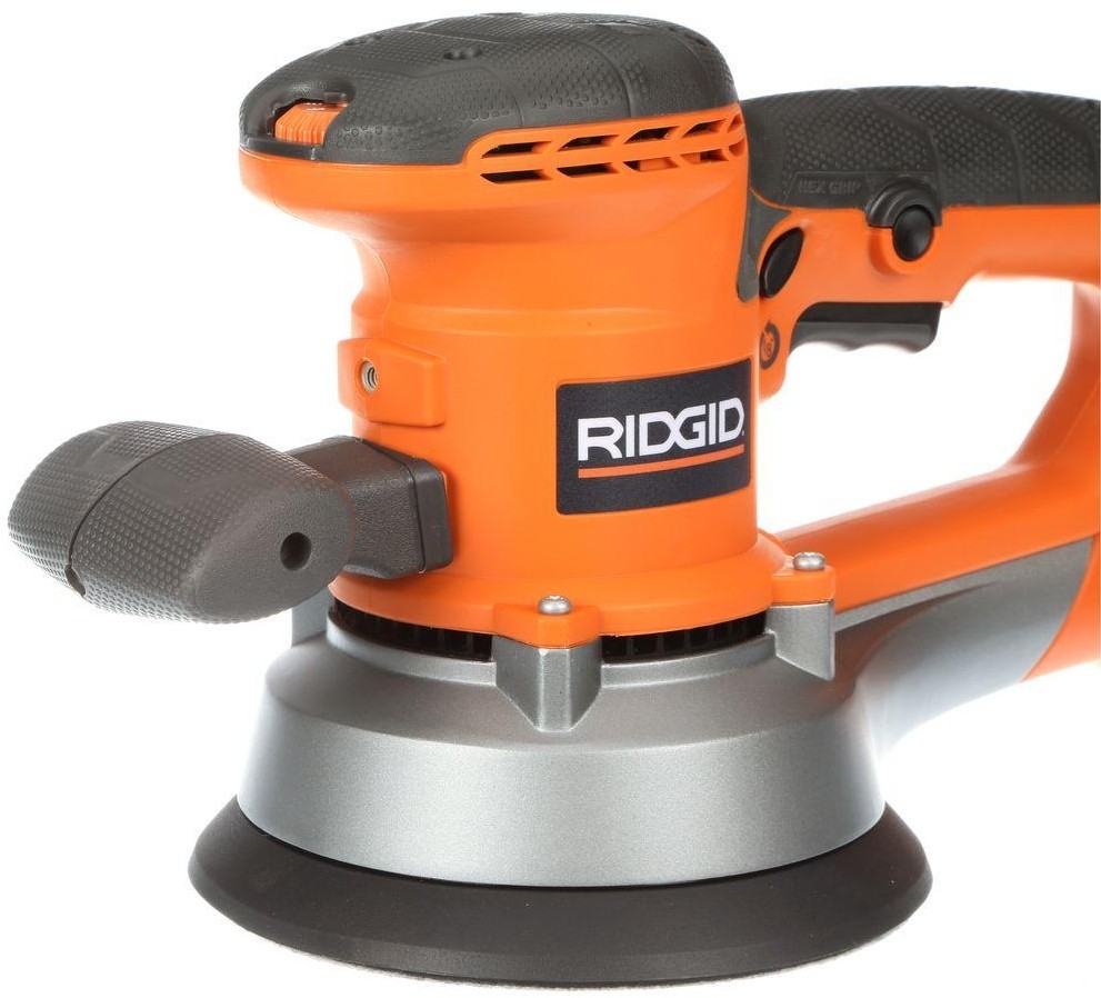 RIDGID 6 in. Dual Random Orbital Sander Variable-Speed AIRGUARD Technology
