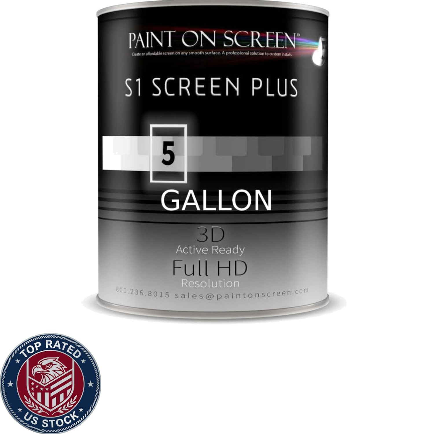 High-Quality Silver Projection Paint - 350-400 sq ft Coverage for Professionals