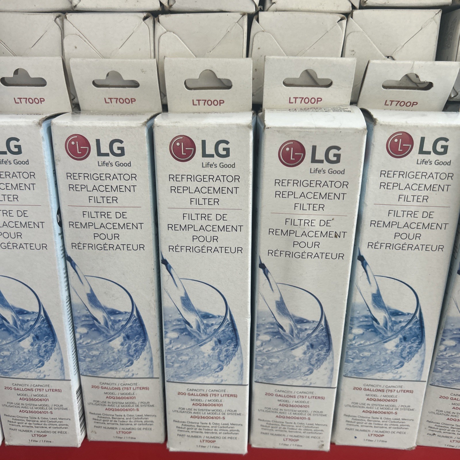 LOT OF - 3 - LG LT700P Refrigerator Replacement Filters New Sealed
