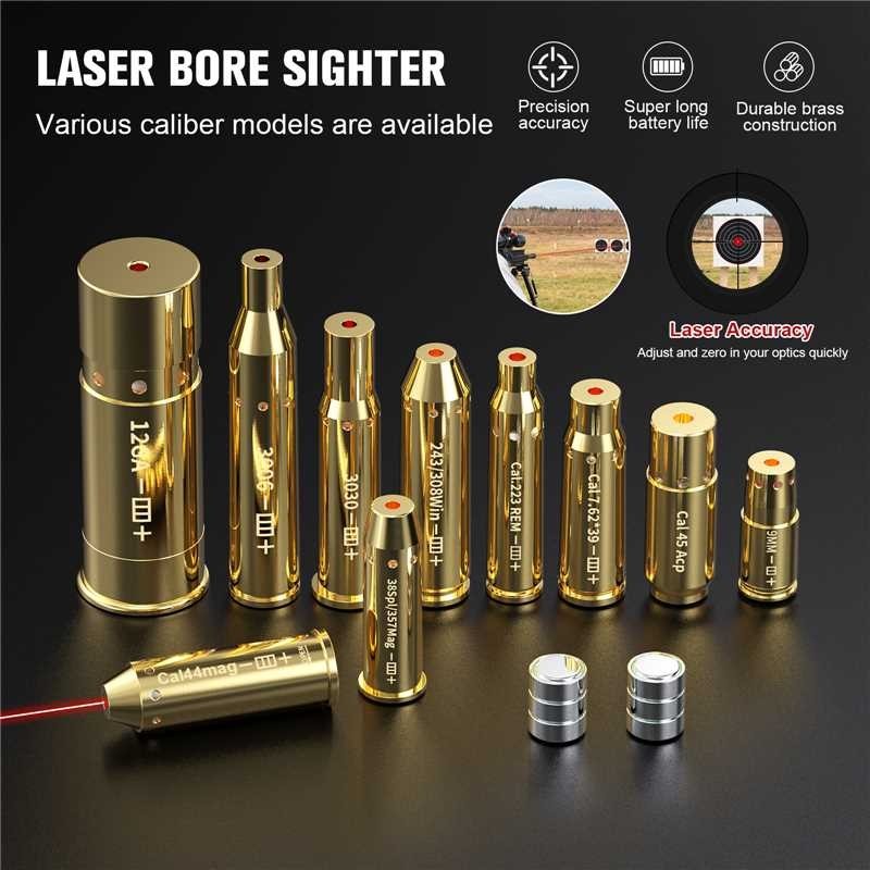 Full-Bore Laser Dry Fire Calibrator – Multiple Calibers Available