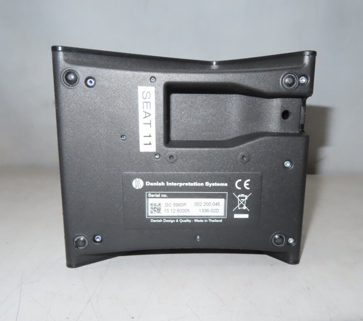 Danish Interpretation Systems Shure DC 5980 P Conference Unit Only