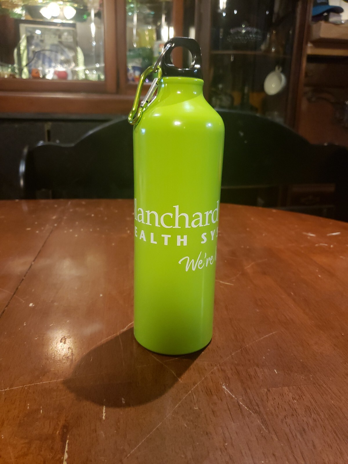 25 oz Blanchard Valley Health SystmUninsulated Ariel Brand Green Stainless Steel