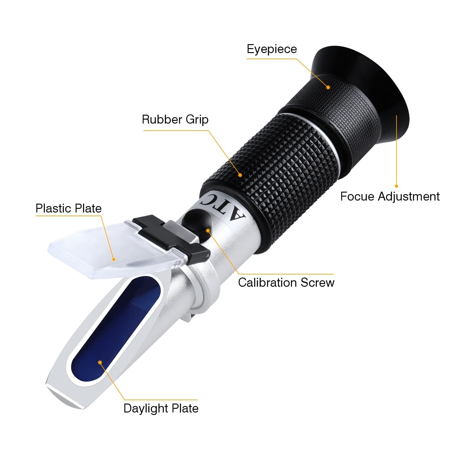 Antifreeze Refractometer 4-in-1 Coolant Tester Refractometer for Checking Fre...