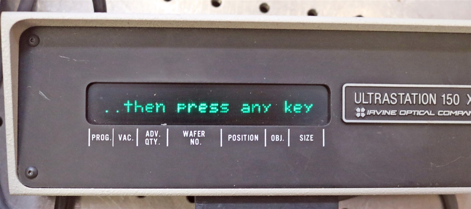 Ultrastation 150XT Irvine Optical, Wafer Inspection System - - E2747