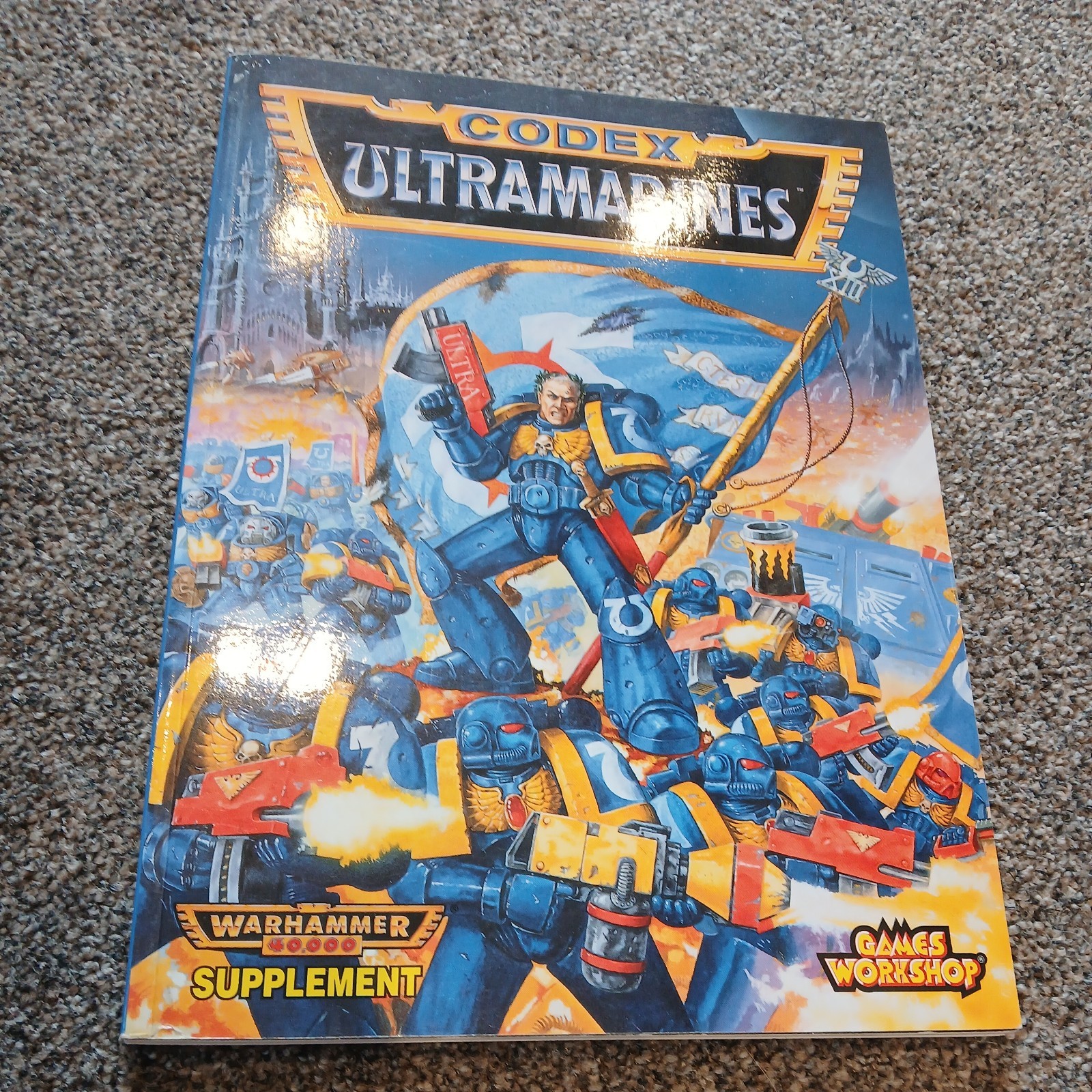 Codex Ultramarines Games Workshop Warhammer 40,000 Supplement 1995