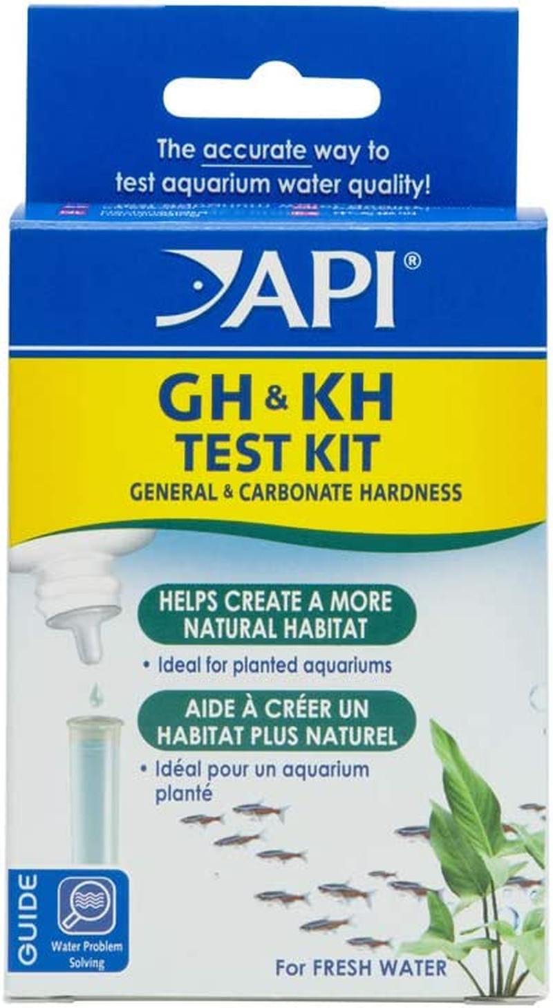 API GH & KH TEST KIT Freshwater Aquarium Water Test Kit, 2.5 Oz.