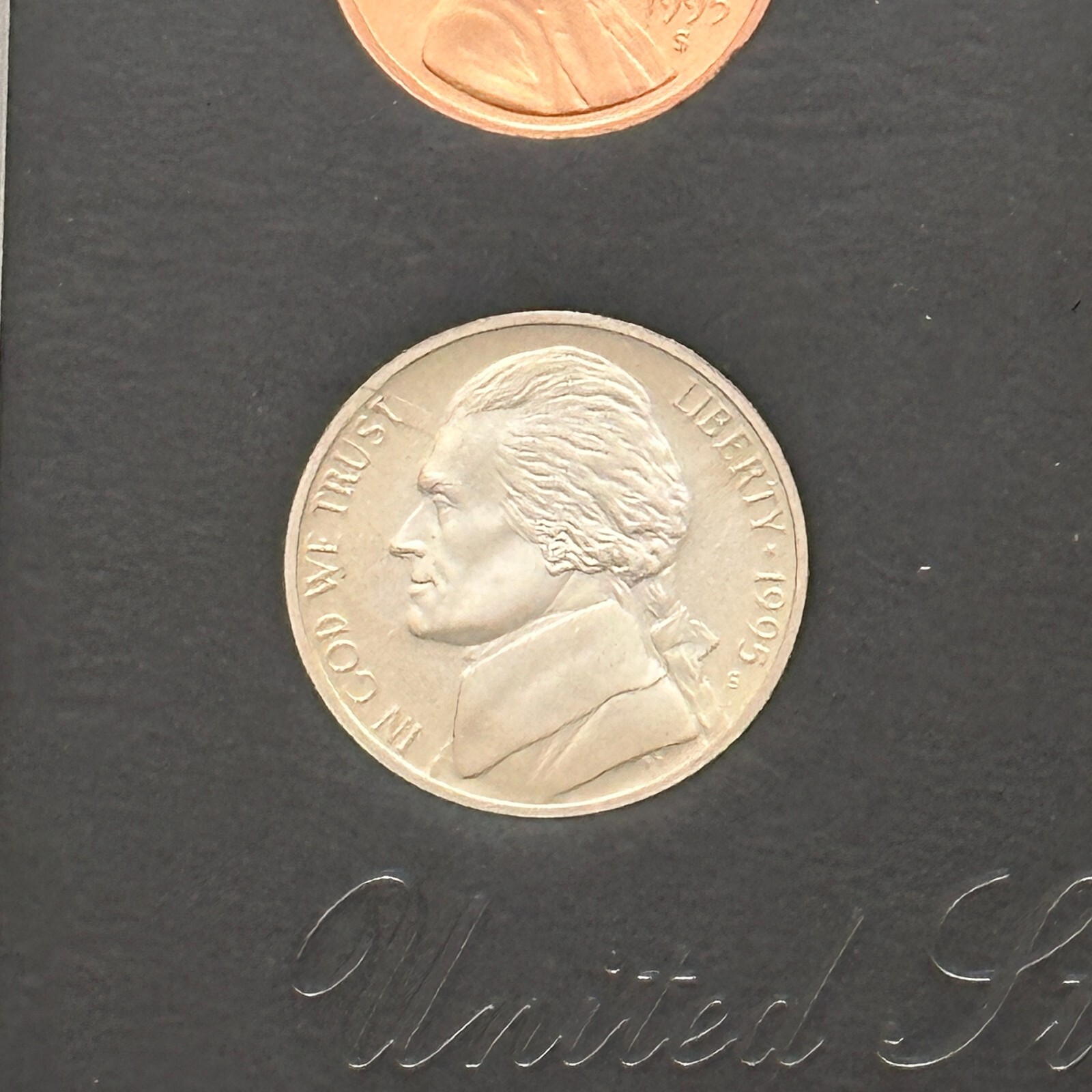 1995 U.S. Mint Silver Proof Set - Original Government Packaging & COA