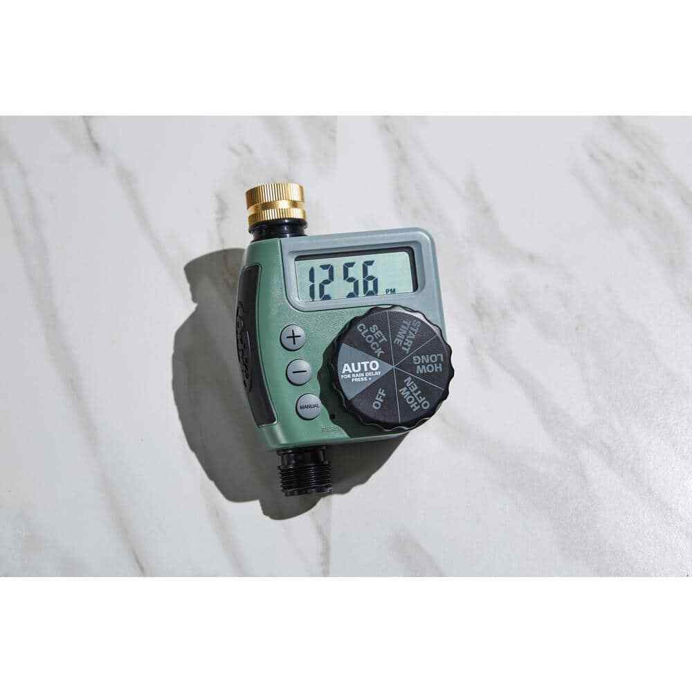 1/2'' Sprinkler System with Hose Faucet Timer Complete Automatic Watering Kit