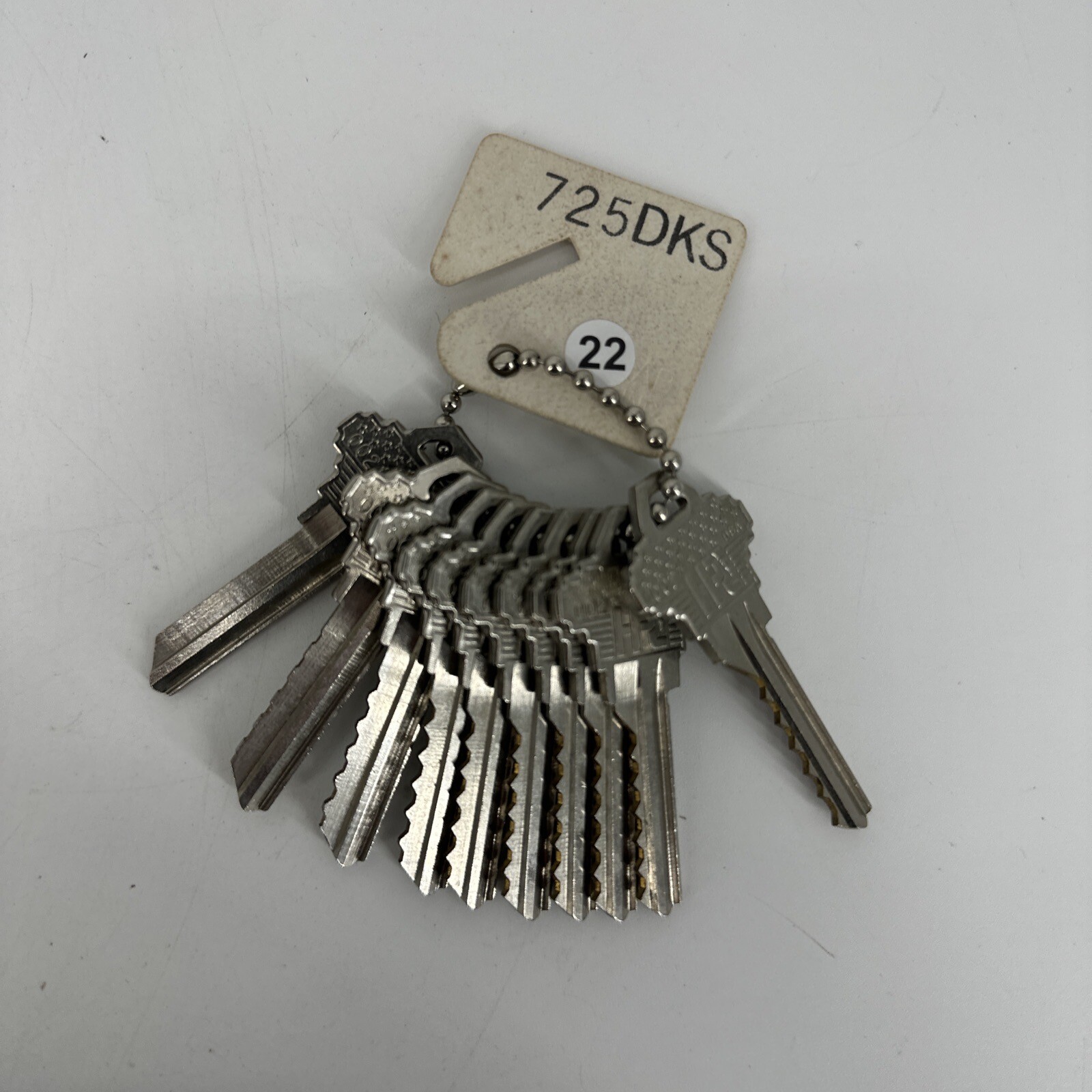SET OF 10 HPL 002 Lock Guide Master Key Set 725DKS #0-9