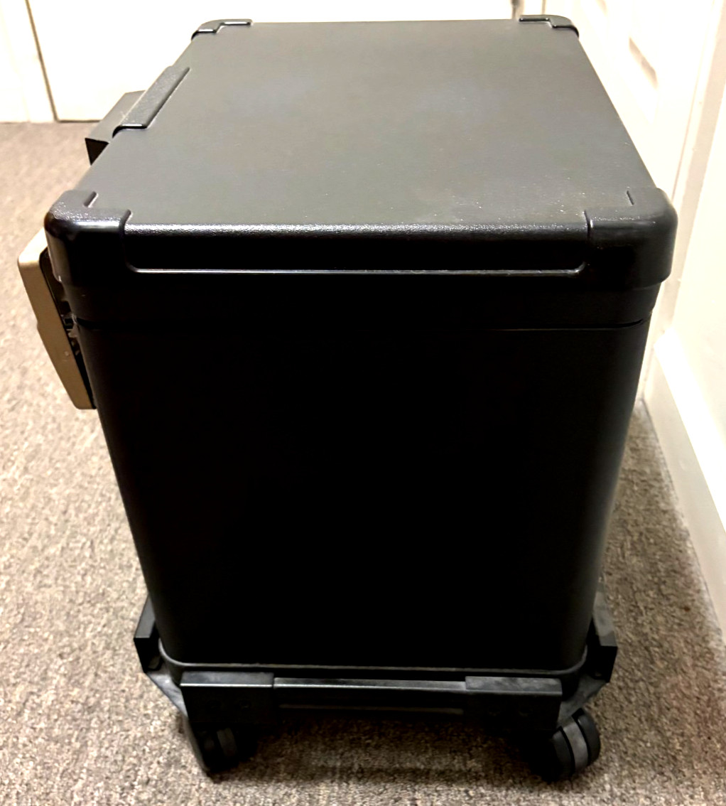 HONEYWELL LARGE PORTABLE ROLLING FIREPROOF WATERPROOF SAFE