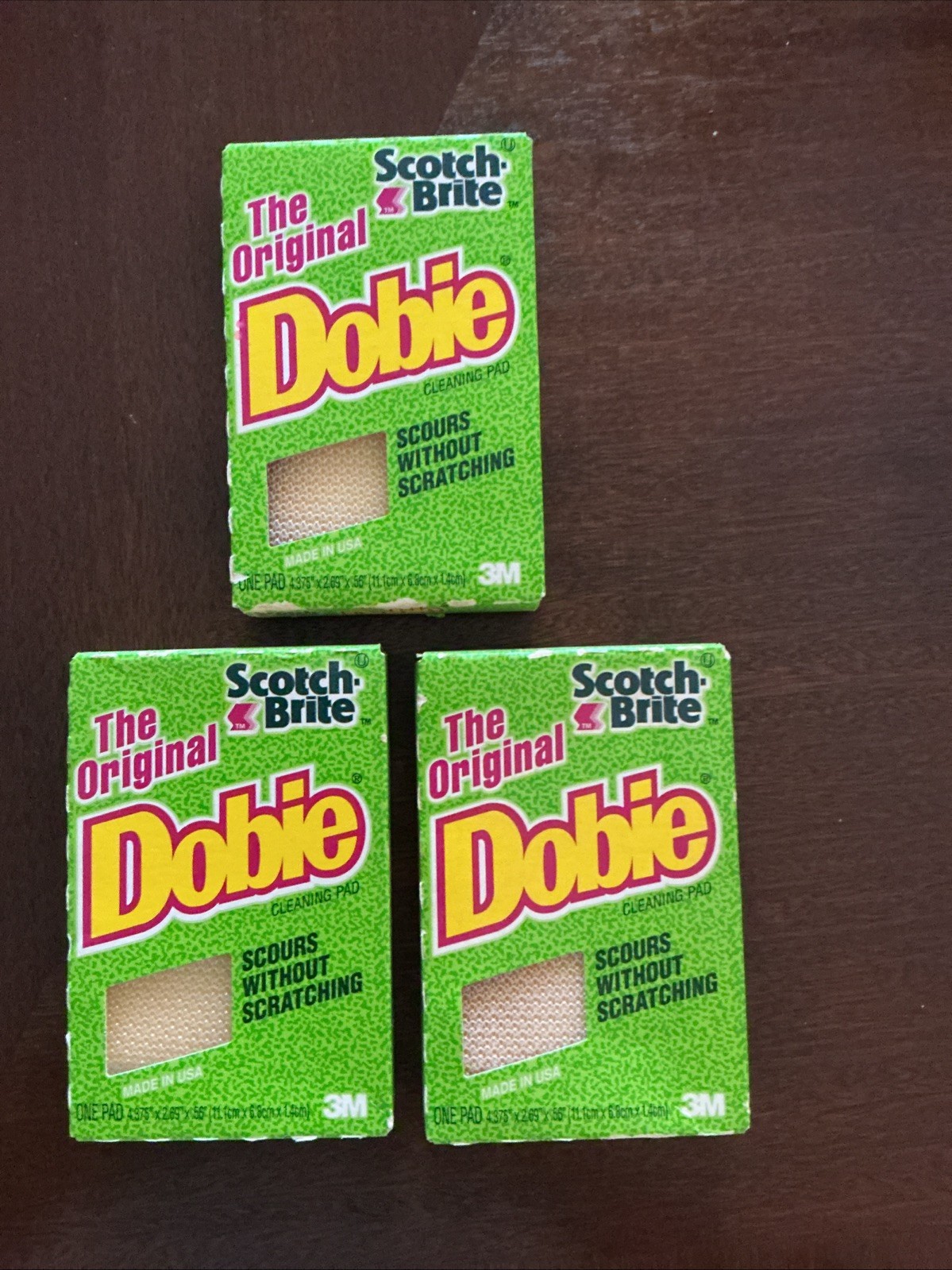 The Original Dobie By Scotch Brite, Lot Of 3 Vintage Brand New In Box