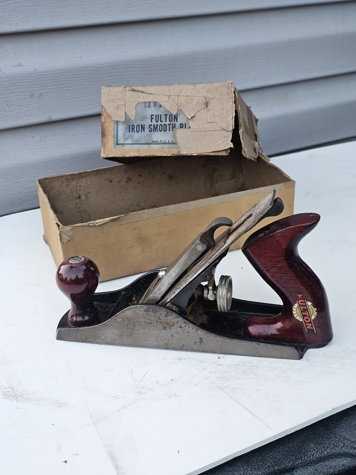 Fulton no. 3 Smooth Bottom Plane 9 1/2" x 2 1/2" x 2" in original box